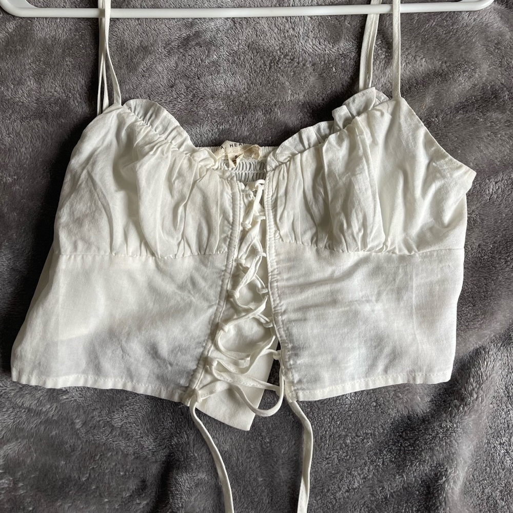 Pacsun cropped corset cami